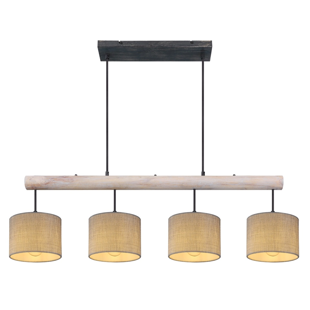 Lampe pendante de campagne Roger 4 lumières Globo 9007371409358