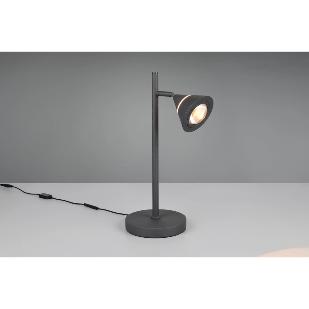 Lampe de table Romeo noir Trio 4017807675436