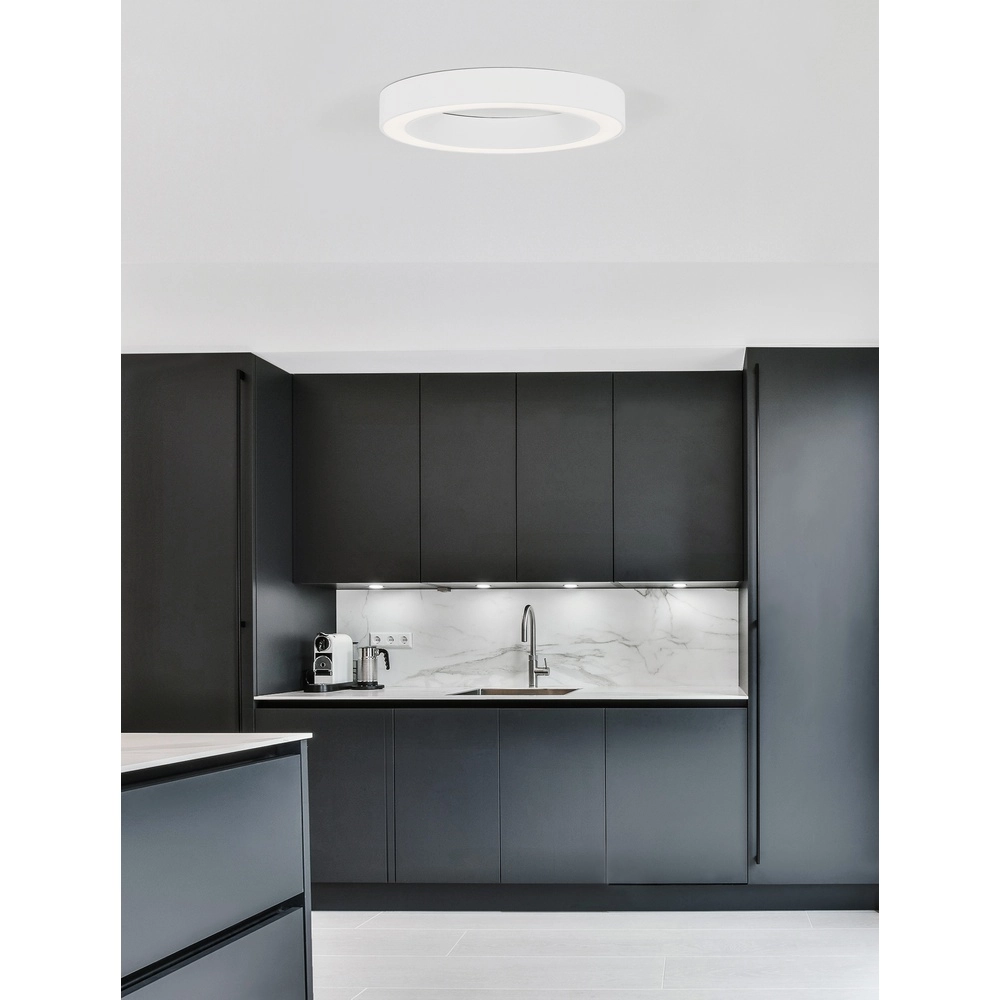 Plafonnier Morbido blanc Ø 60cm Lyora 5212017438577