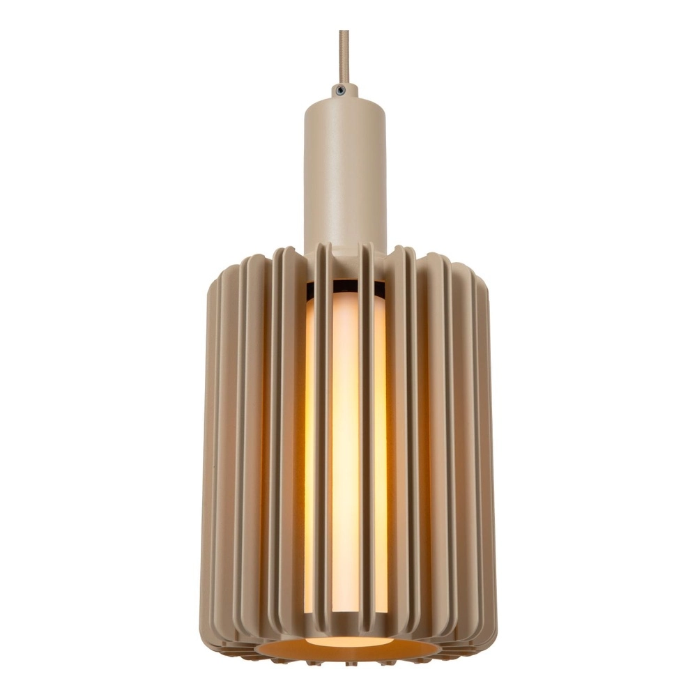 Lampe suspendue à 9 lampes Lambres taupe Lucide 5411212452993