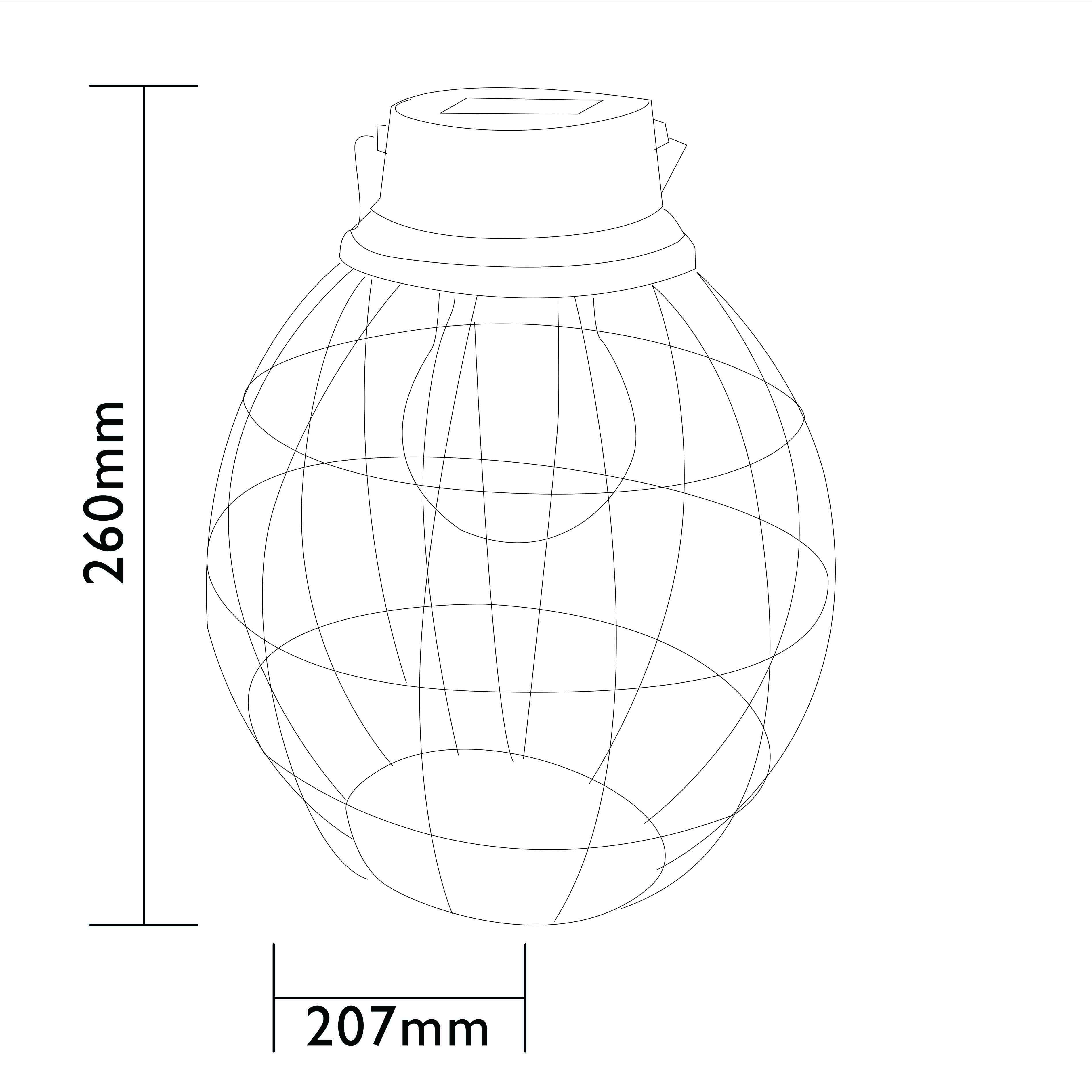 Suspension solaire Sheffield Luxform 8719099270714