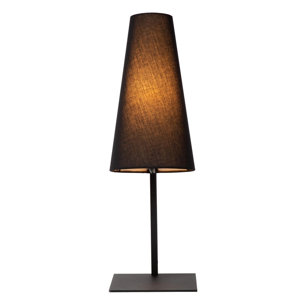 Lampe de table de conception Gregory Noir Lucide 5411212303141