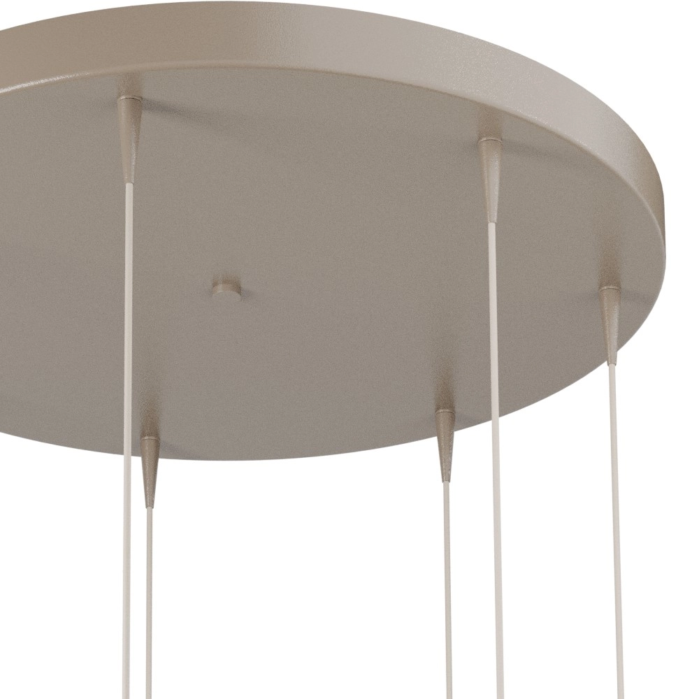 Lampe suspendue à 7 lampes Talana terra beige Ø 50cm DTW Masterlight 8718121399089