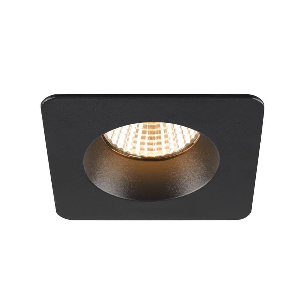 Anneau de montage New Tria 68 IP65 carré noir - sans raccord SLV 4024163276429