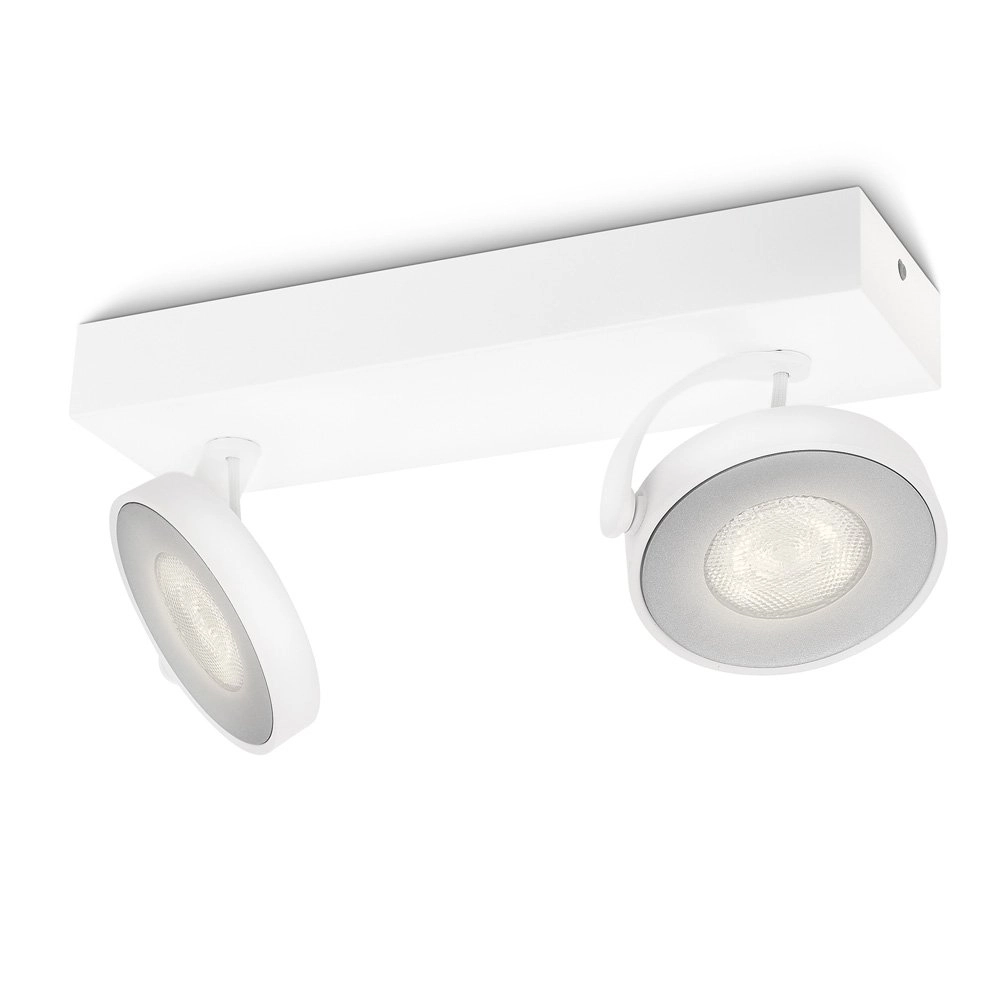 Spot de plafond LED Clockwork 2 lumières 2700K blanc