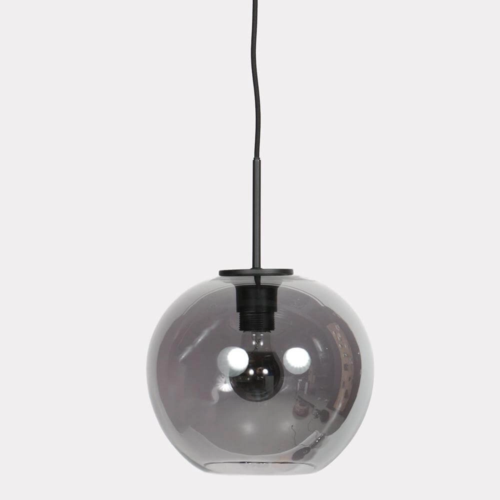 Suspension HaloSwap avec 1 boule de verre à fumée Ø 25cm Steinhauer 8712746179743