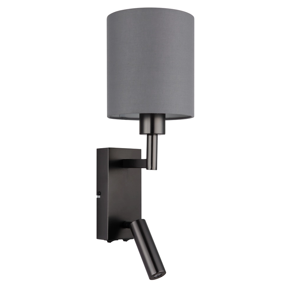 Lampe de chevet Zamora noir avec un bonnet Globo 9007371572892