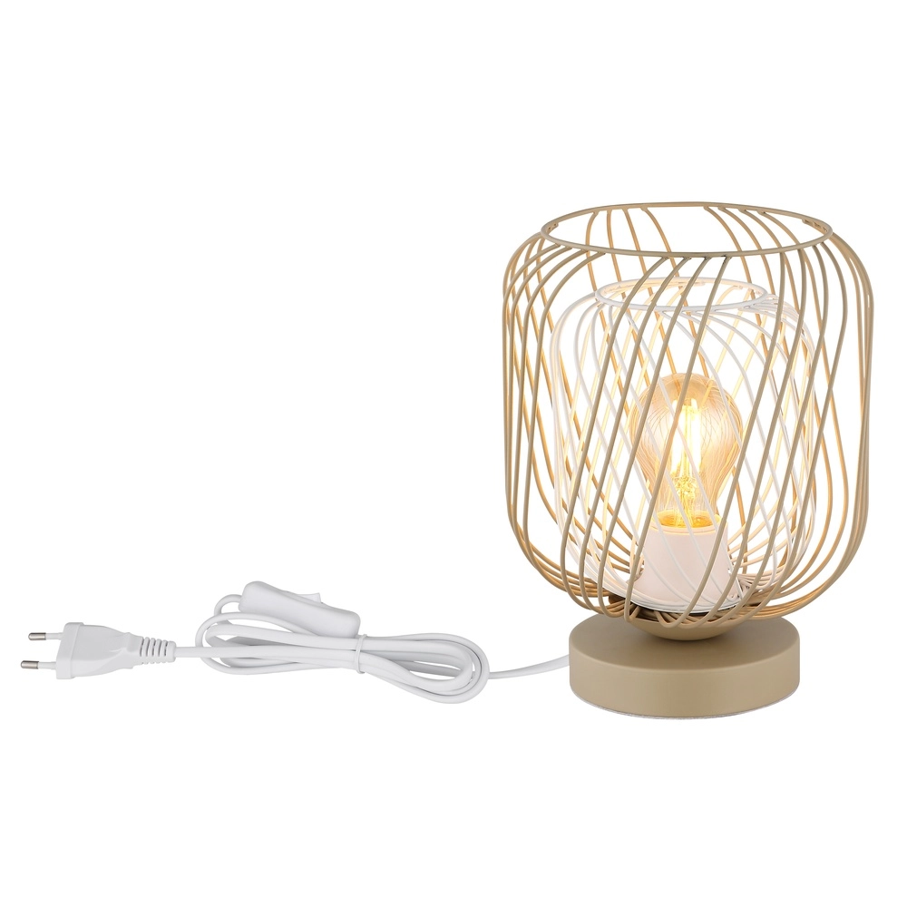 Lampe de table Dichti brun sable Globo 9007371525348