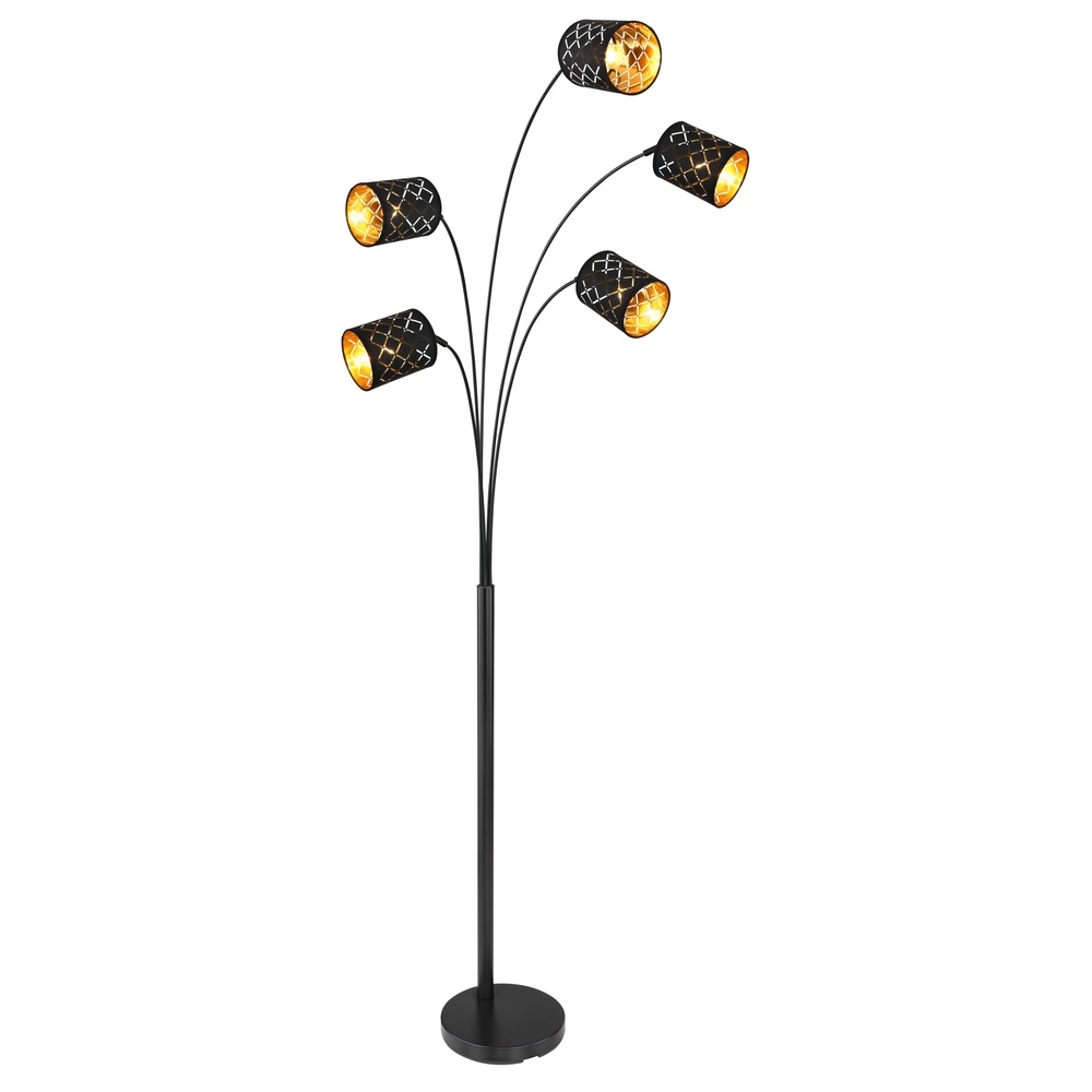 Lampe de pied Clarke Noir Globo 9007371415953
