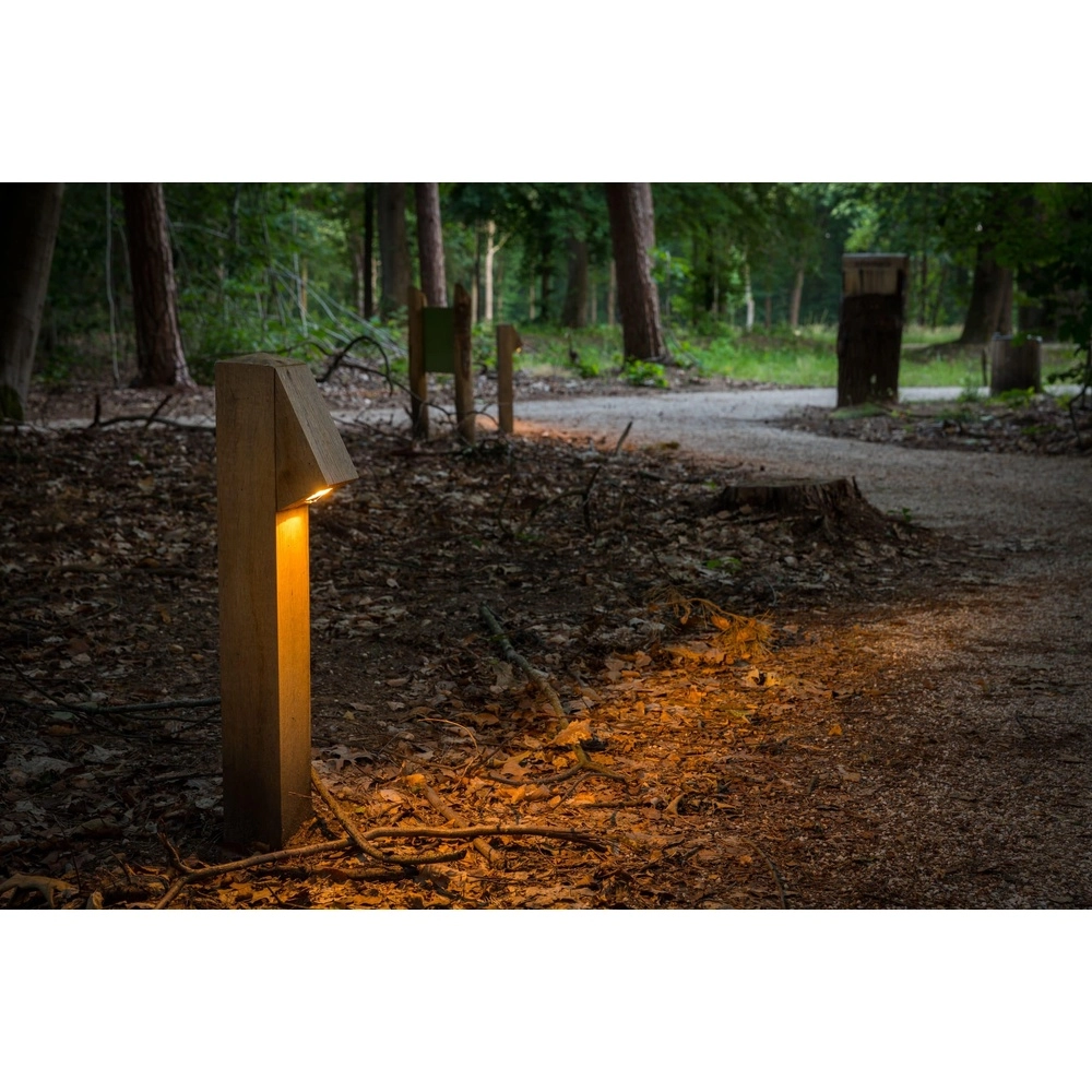 Éclairage de chemin en bois Peri 100 Chêne - 10x10x50 - 2700K Timberlab 8716803513969