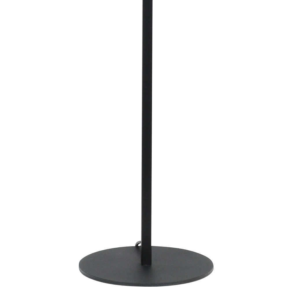 Lampadaire noir Venus 150cm avec abat-jour jaune ocre Masterlight 8718121207469