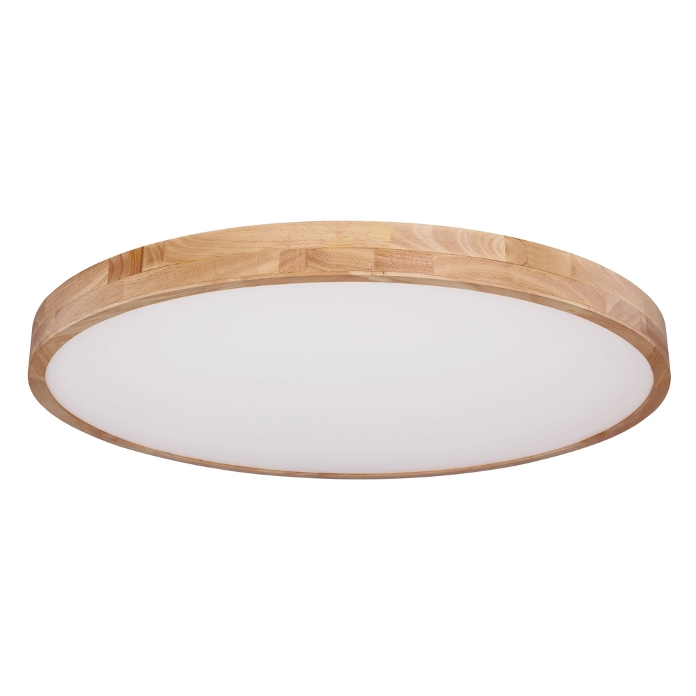 Éclairage de plafond en bois Rainer Scandinave Ø 80 cm Globo 9007371386284