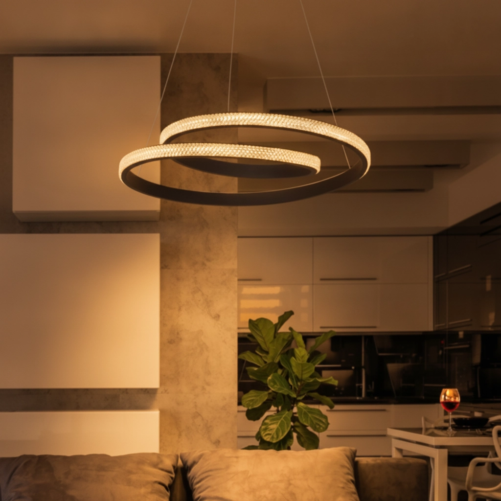Suspension design Grania noir Ø 55cm