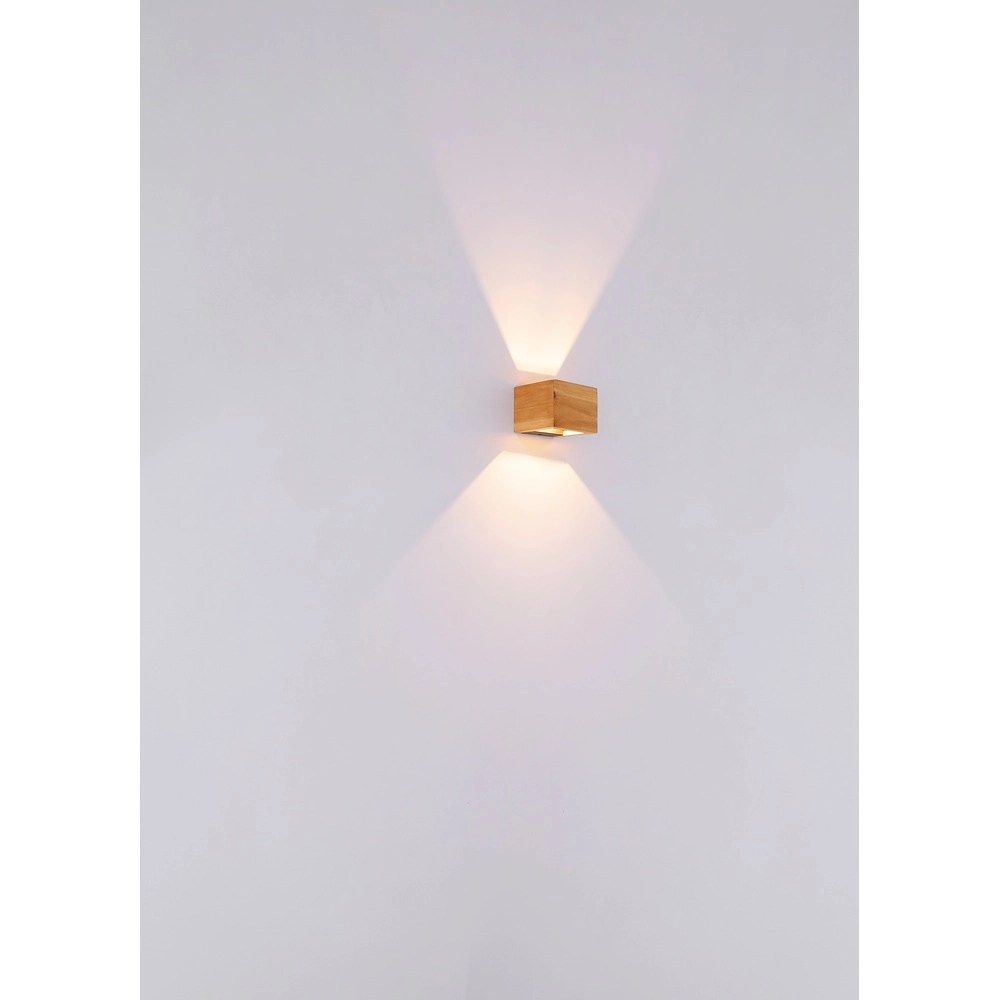 Lampe murale en bois Alina Haut et bas Globo 9007371442591