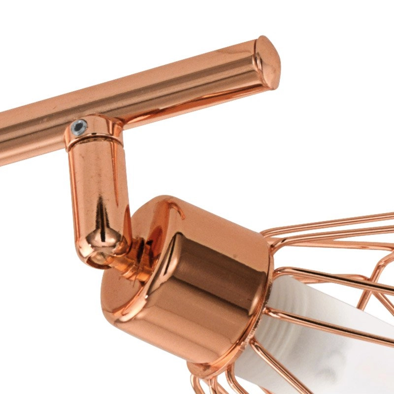 Spot LED Zapata Brun cuivré à 2 lumières Eglo 9002759955465