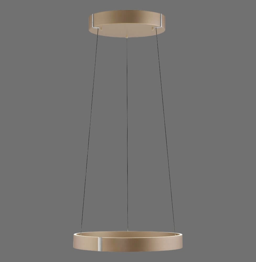 Lampe suspendue ronde Pure E-Clipse bronze Ø 50cm Paul Neuhaus 4012248386408