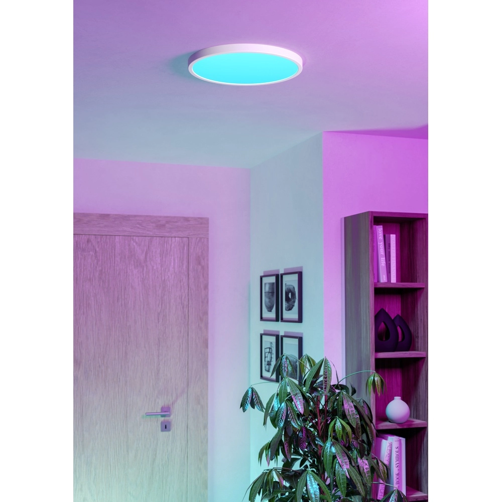 Lampe de plafond Zigbee Fueva 6-Z rond - blanc - Ø 40cm Eglo 9008606330560