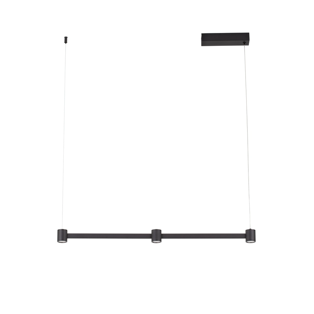 Suspension design Puize 3 lumières noir Lyora 5212017448576