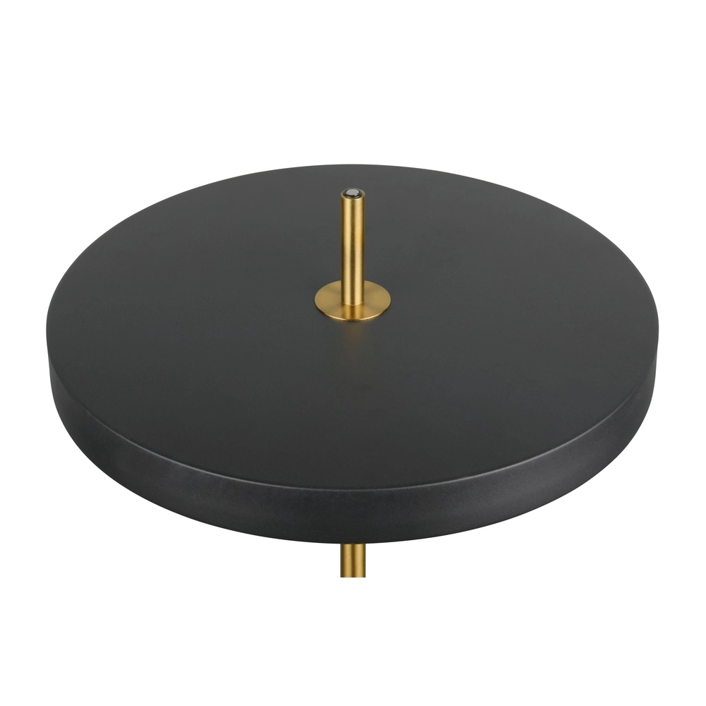 Lampadaire moderne Keaton noir avec or Trio 4017807655926