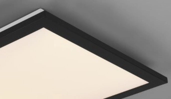 Plafonnier Alpha 30cm - 3000K noir Trio 4017807501704