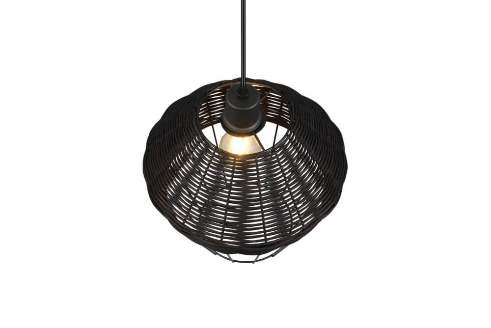 Suspension Borka Rotin noir Trio 4017807556803