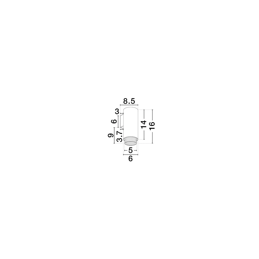 Spot mural Nessi noir avec or Lyora 5212017475169