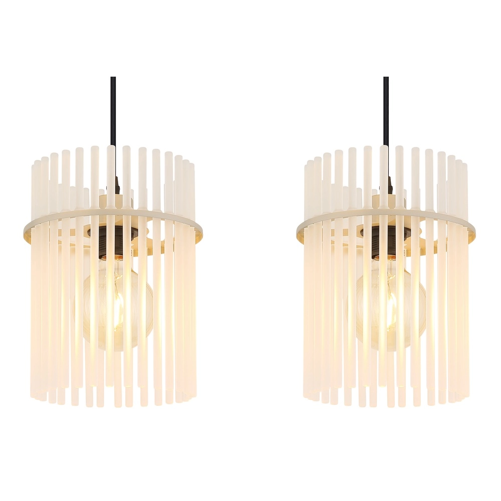 Suspension 3 lumières Gorley brun sable avec verre Globo 9007371566716