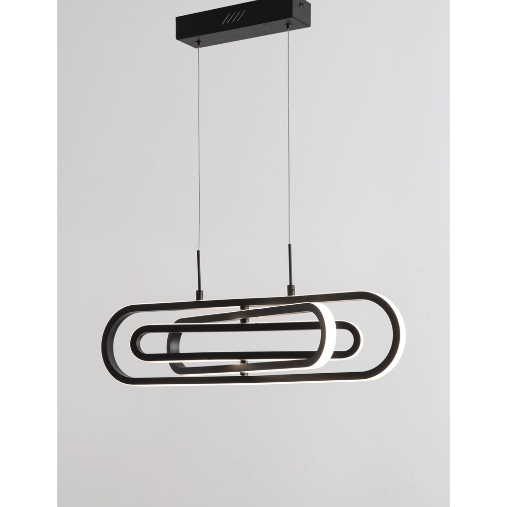 Suspension design Arte Ovale noir