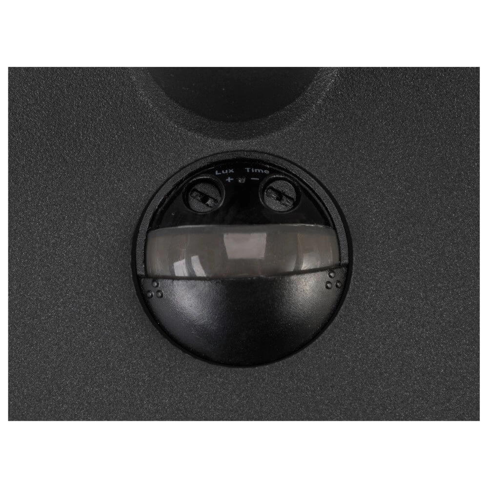 Lampe d'extérieur élégante Q-Ring avec capteur - noir SLV 4024163290746