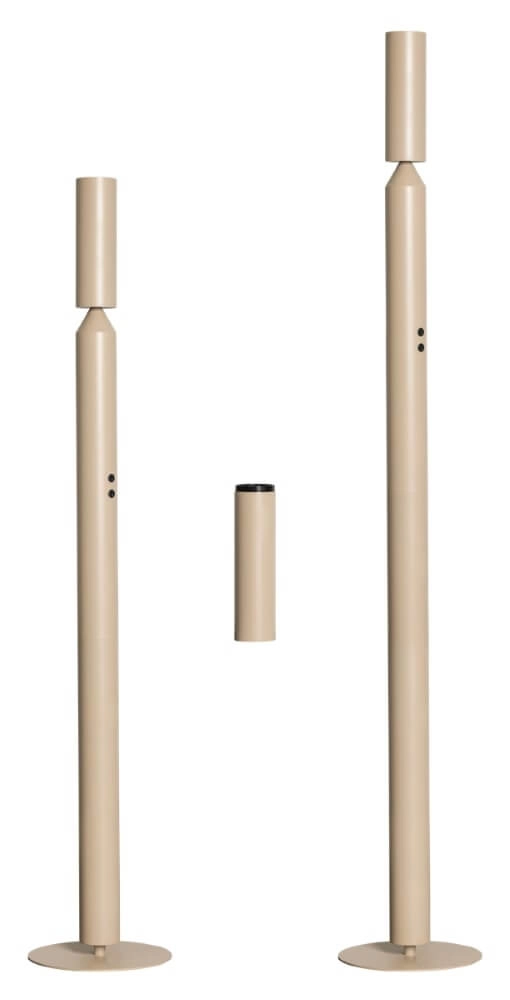 Lampadaire crème Pencil Ø 8 cm Lampadaire crème Pencil Ø 8 cm