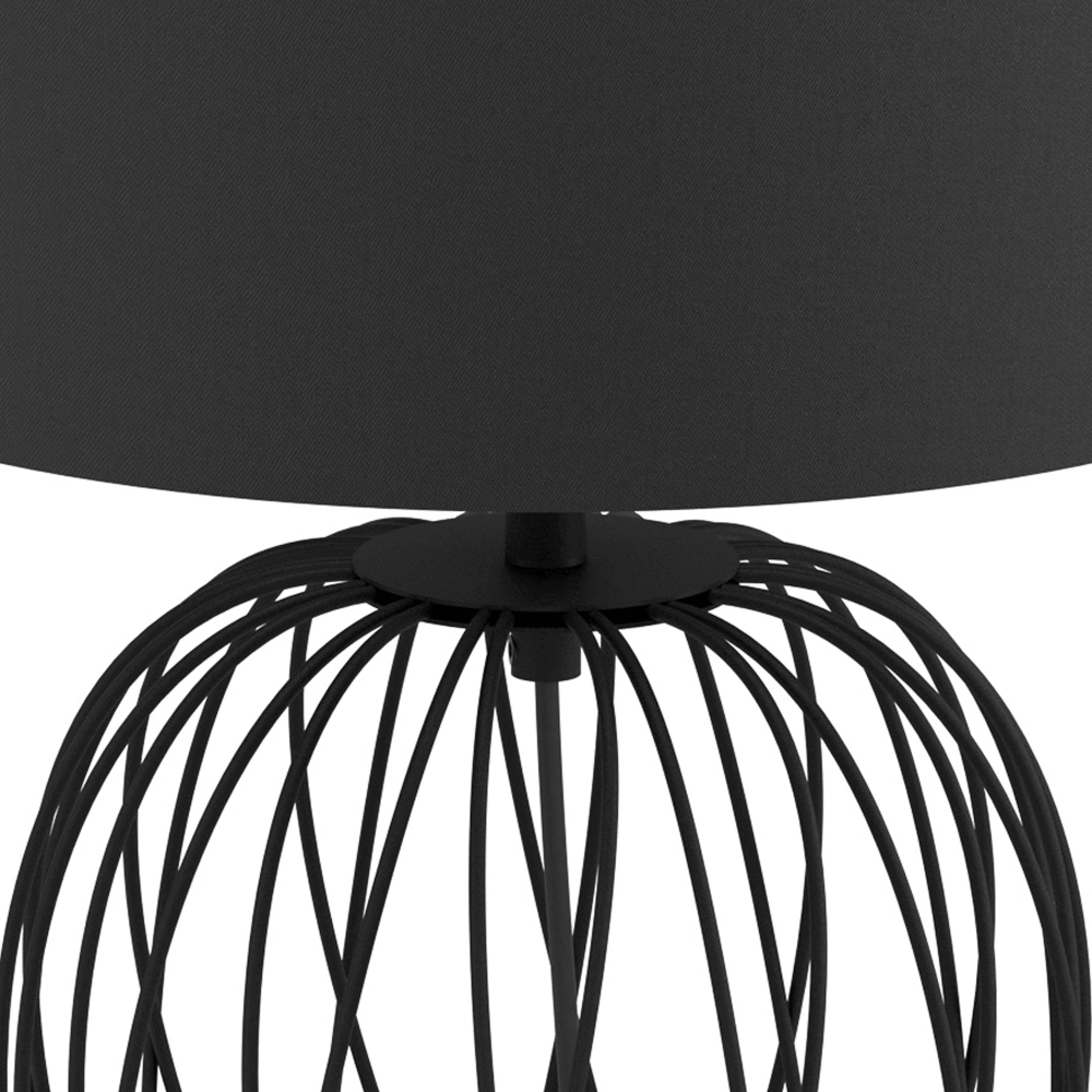 Lampe de table en fil Nimlet avec capote anthracite Eglo 9002759436537