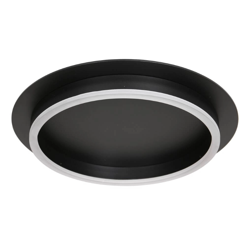 Plafonnier LED moderne Ringlux noir - Ø 32cm Steinhauer 8712746170573