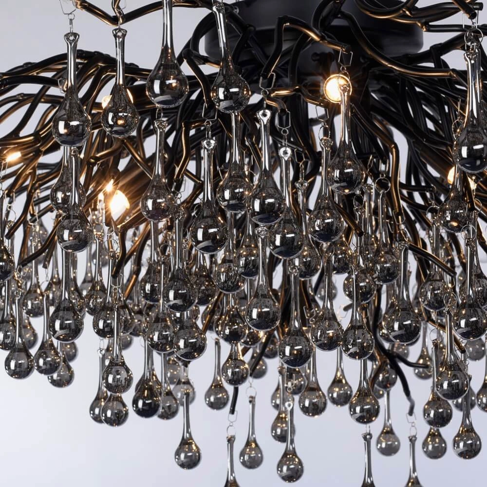 Lustre Icicle noir 100cm Paul Neuhaus 4012248377581