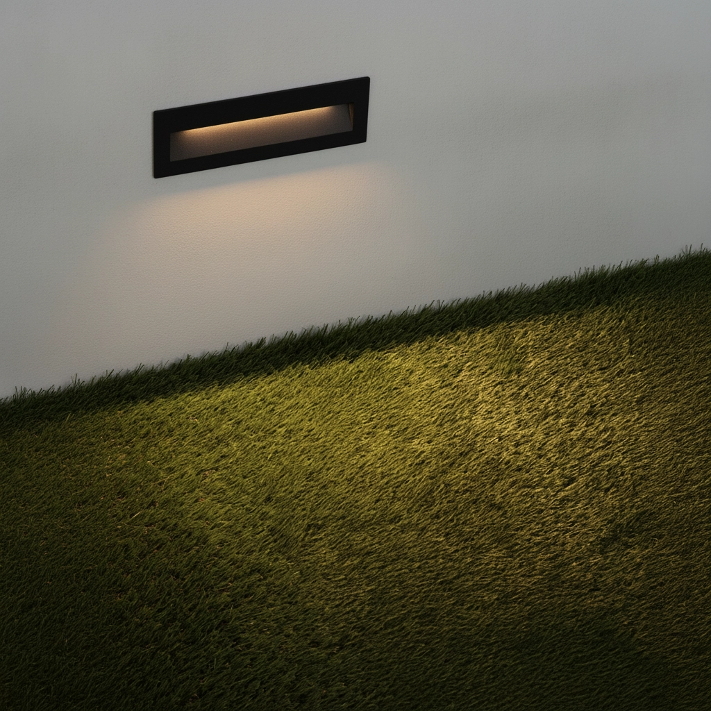 Lampe murale encastrée Drat Noir