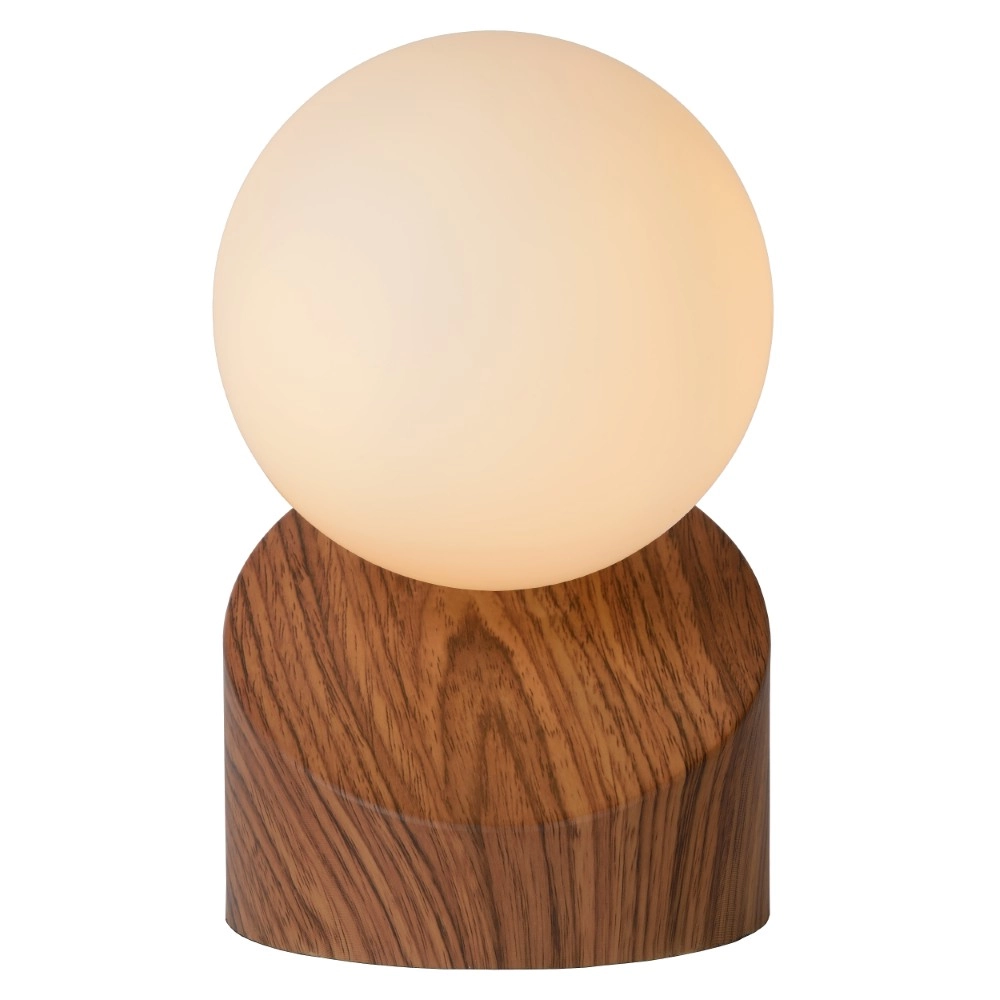 Lampe de table de conception Len Aspect bois foncé Lucide 5411212450586