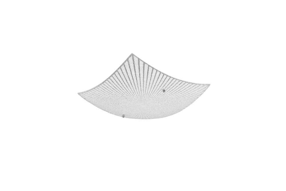 Plafonnier en verre Elisa 30x30 cm Trio 4017807522037