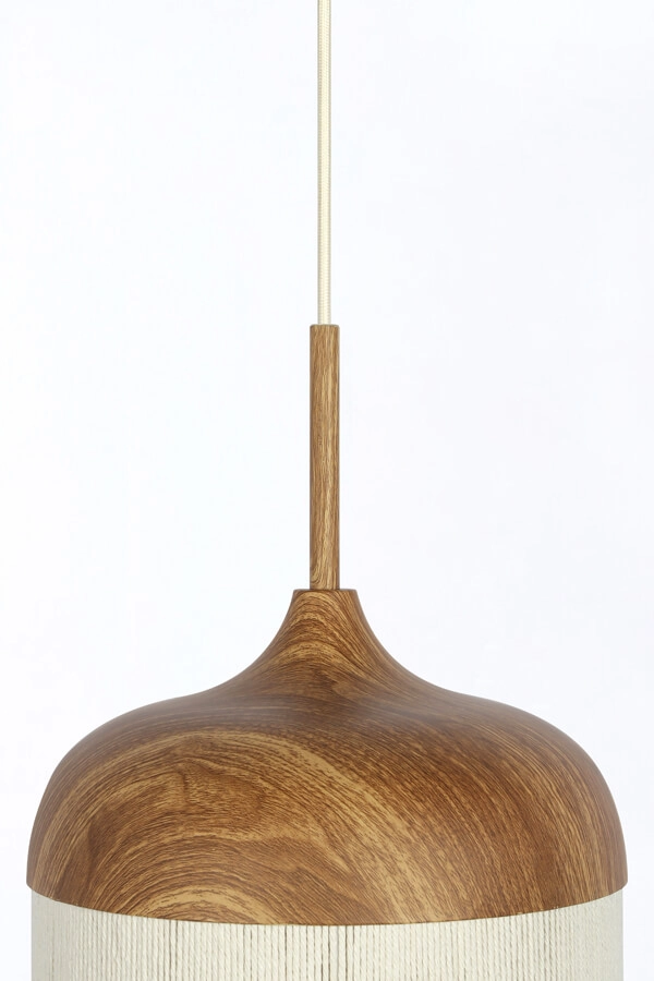 Suspension Dania impression bois clair Ø 27.5cm Light & Living 8717807743369