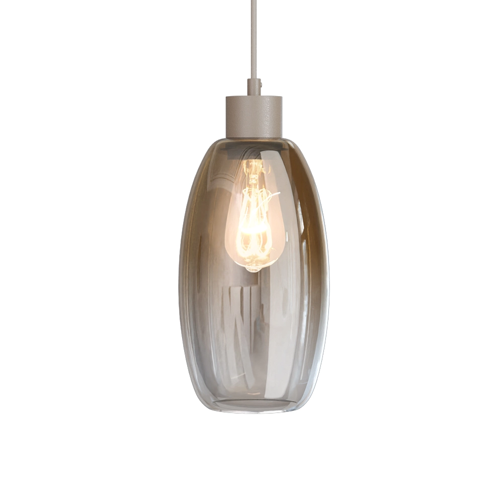 Lampe suspendue en verre Olive 3x Ø 15cm - sable Masterlight 8718121393988