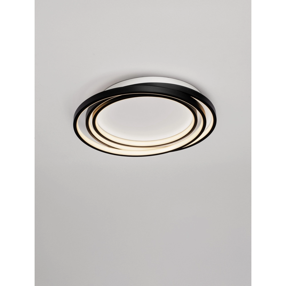 Plafonnier rond Arbor noir Ø 44cm Plafonnier rond Arbor noir Ø 44cm