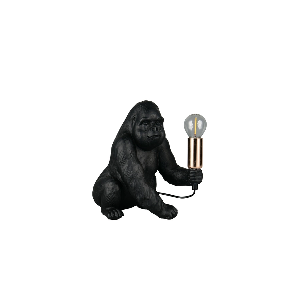 Lampe de table Kong Singe Noir Trio 4017807668186
