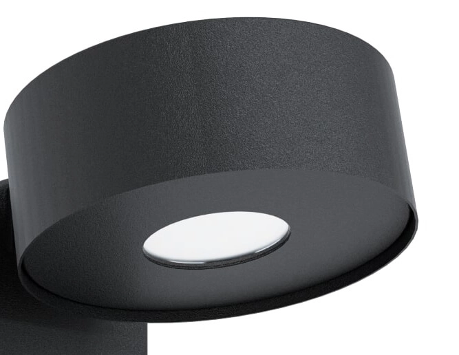 Spot mural LED Palosco 6w - 3000K noir Eglo 9002759987374