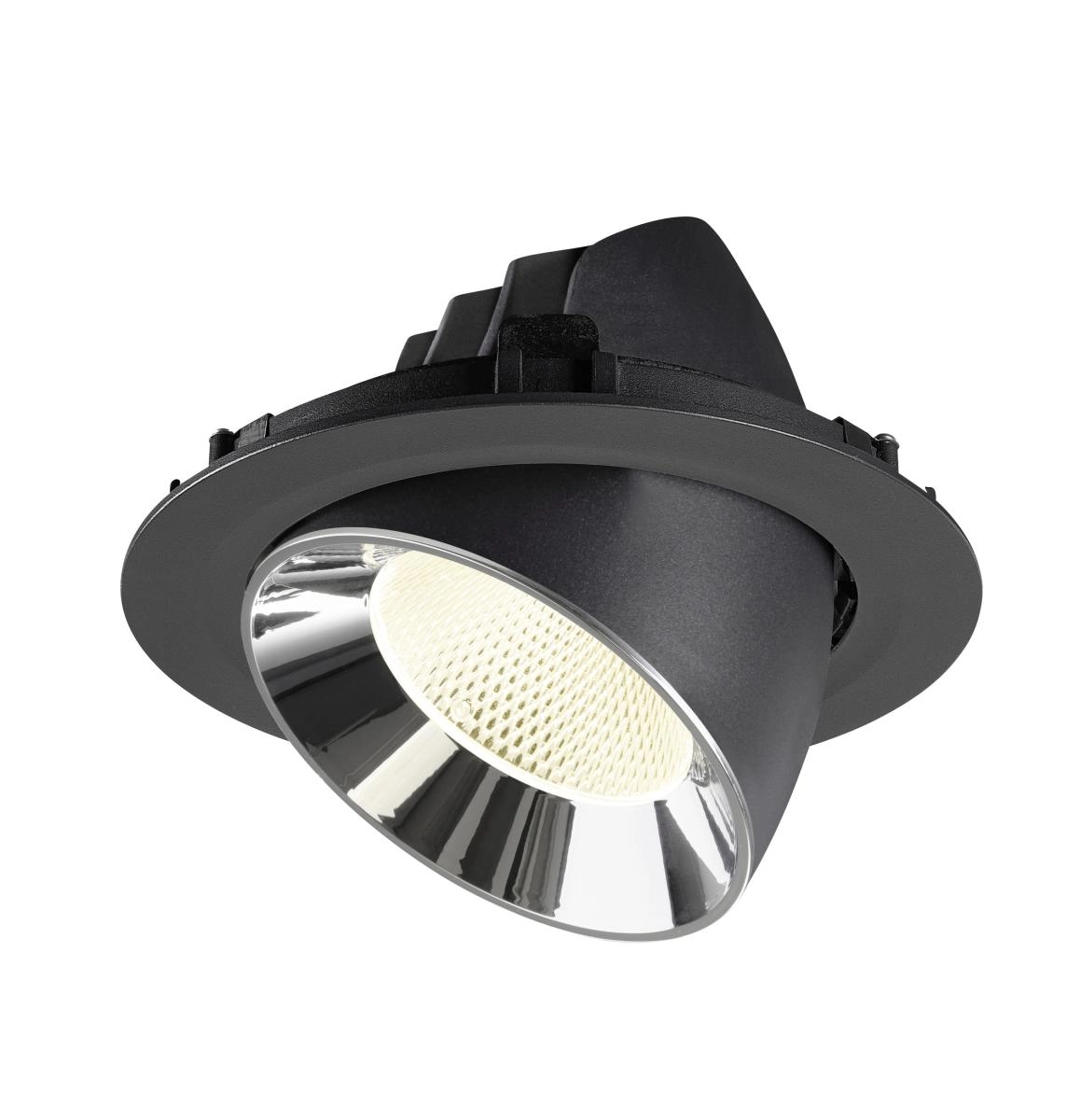 Spot encastré Numinos Gimble XL noir/chrome 4000K - 20 deg SLV 4024163308526