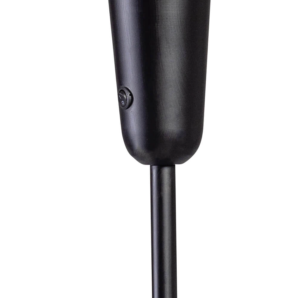 Lampadaire moderne The Britt noir avec de l'or ETH 8720195304449