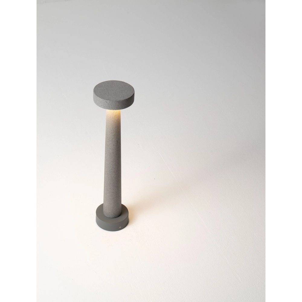 Lampe de jardin Cram gris béton 50cm Lyora 5212017454683
