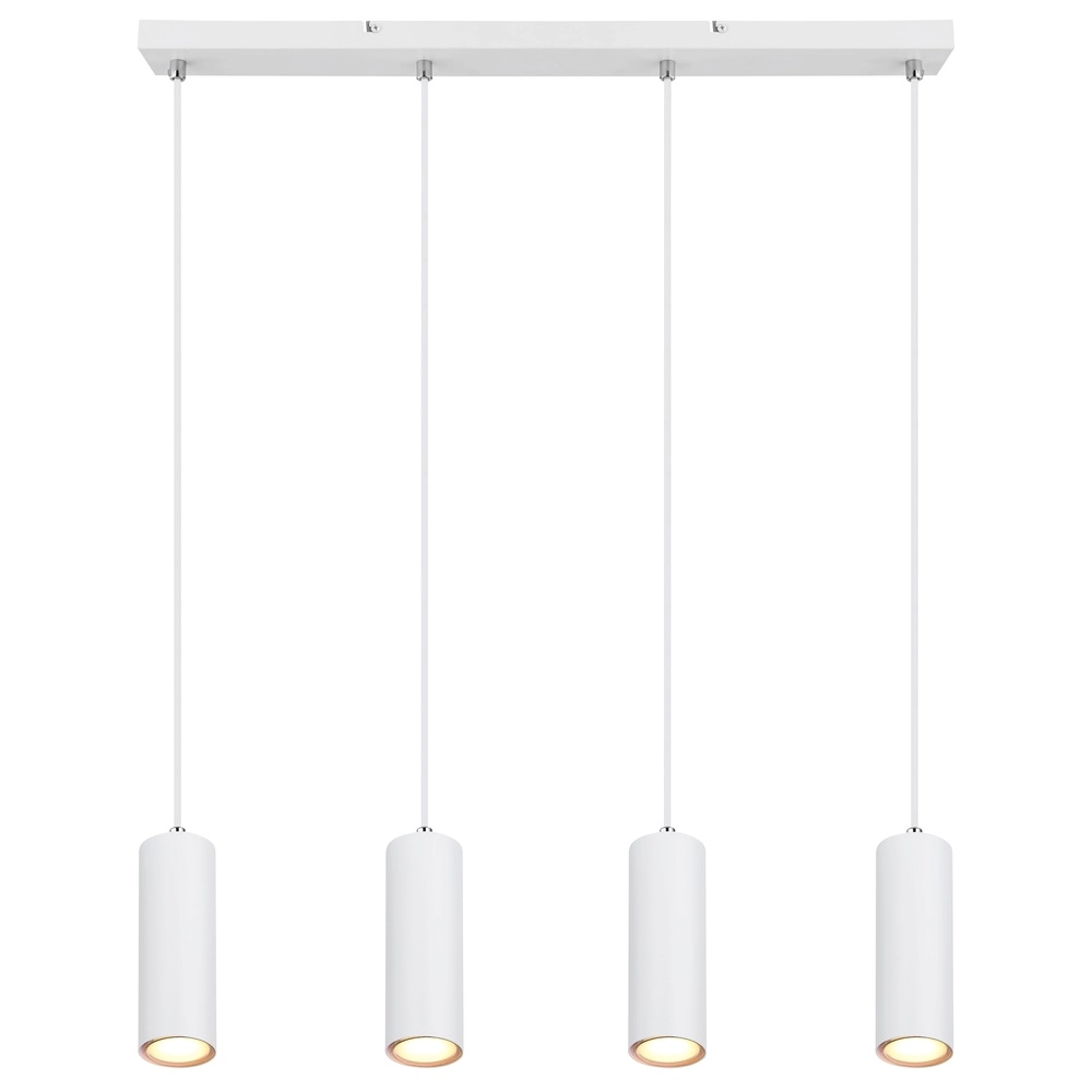 Lampe suspendue Robby Blanc à 4 lumières Globo 9007371436545