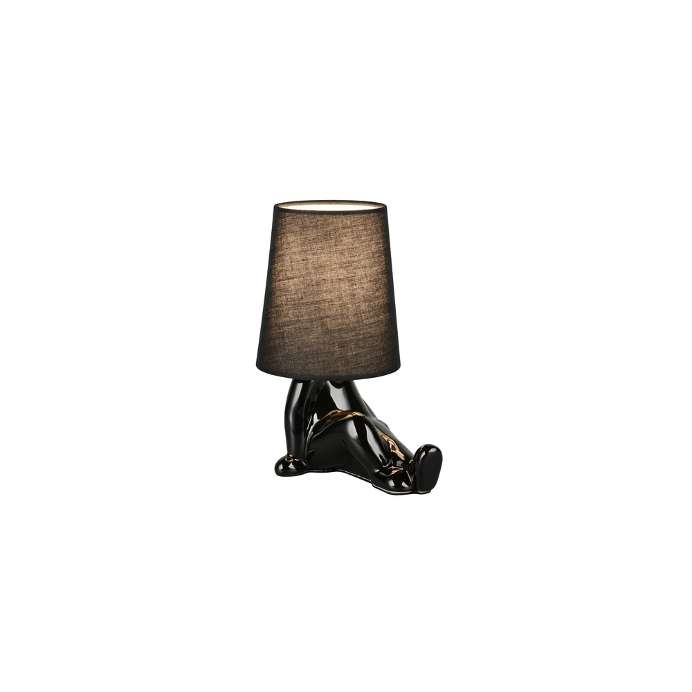 Lampe de table Huma Noir Trio 4017807682533