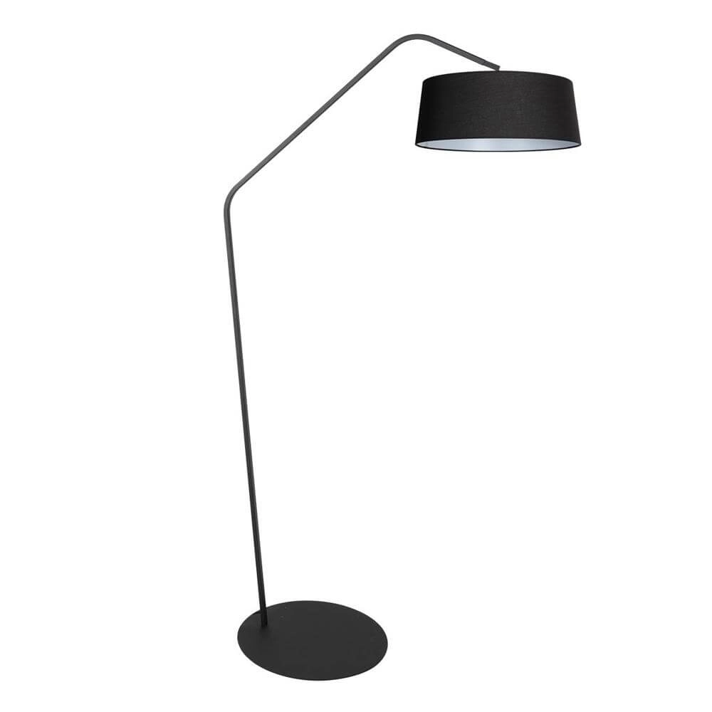 Lampadaire Zig-Zag noir avec intérieur blanc Ø 48cm Lampadaire Zig-Zag noir avec intérieur blanc Ø 48cm