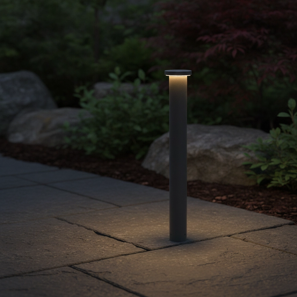 Éclairage de chemin moderne Bast gris foncé 65cm - 2700K