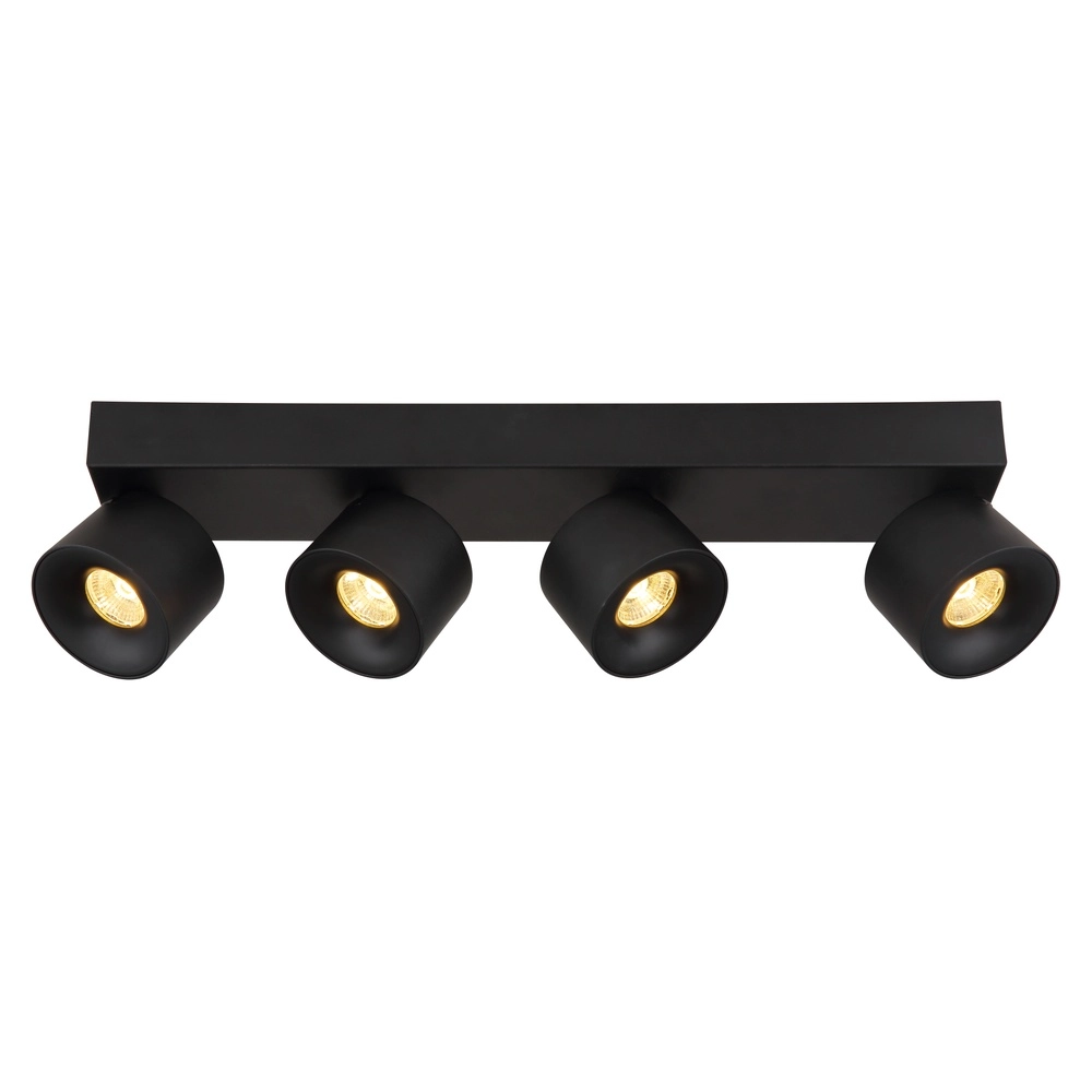 Lampe de plafond élégante Rae Noir à 4 lumières Globo 9007371459643