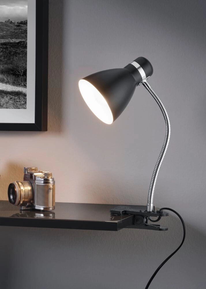 Lampe à pince Harvey noir Trio 4017807575095